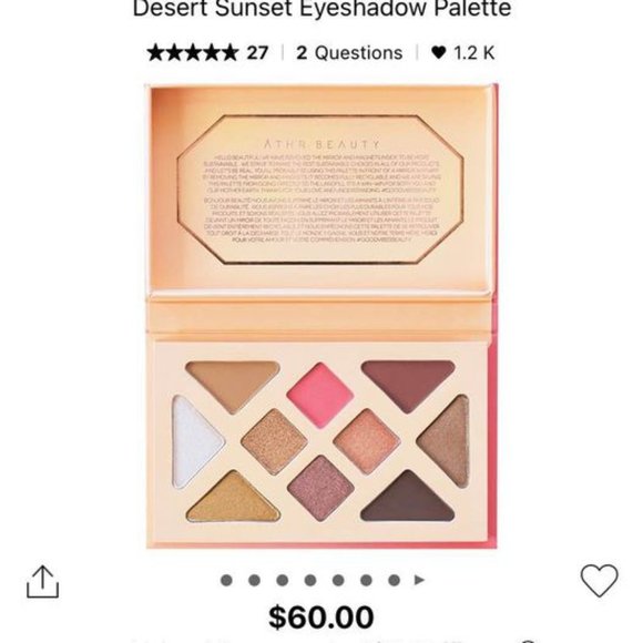 2 Palettes - Athr Beauty  Eyeshadow Palette & KYPRIS Shimmer Palette - Picture 5 of 11